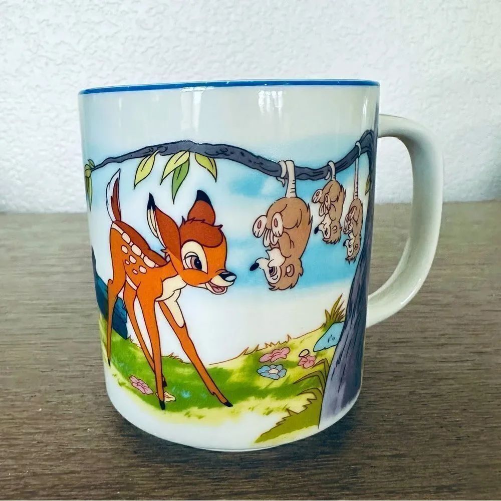 Disney Bambi Character Ceramic Collector Coffee Mug Cup